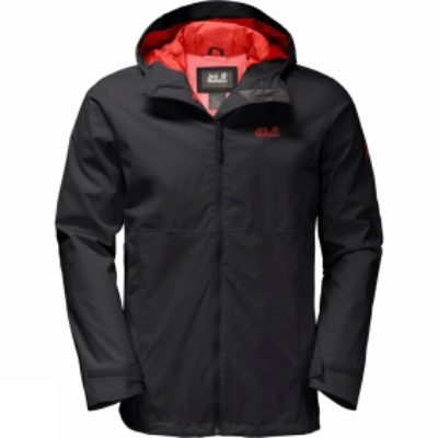 Jack Wolfskin Mens Arroyo Jacket Black Jack Wolfskin Mens Arroyo Jacket Black